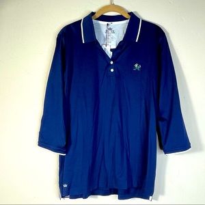 Peter Millar Notre Dame golf shirt